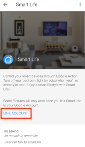 Link smart life to best sale google home