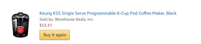 Amazon Keurig k50 cheap